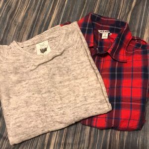 Boy shirt and sweater